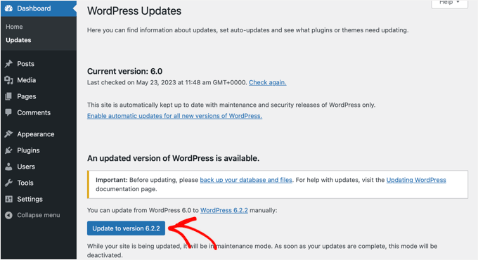 WordPress-Updates