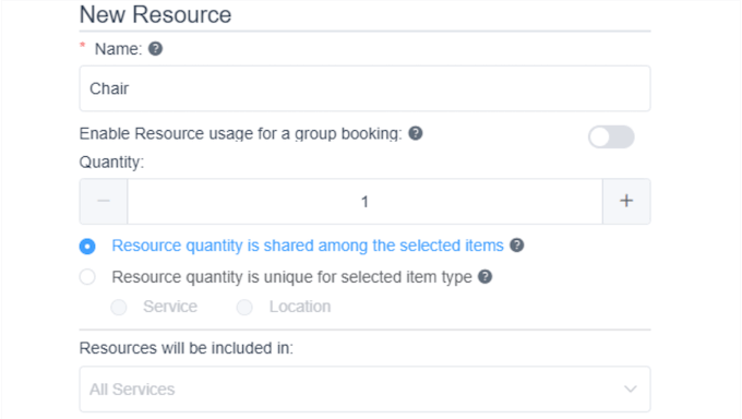Creating resources for your online booking system Creating resources for your online booking system