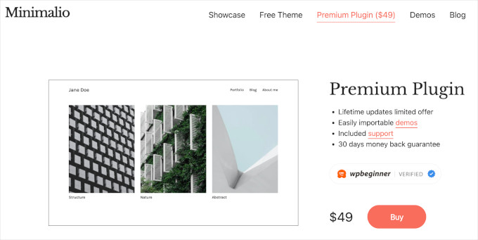 Minimalio prissättning