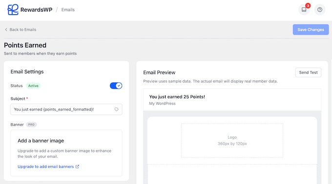 Previewing automated affiliate emails 