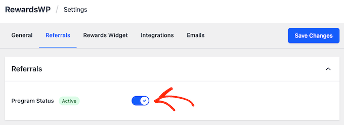 WordPress'te arkadaşını yönlendir programınızı etkinleştirme