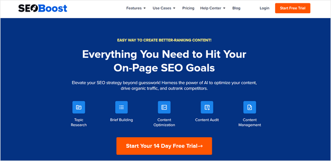 SEOBoost: Melhor Ferramenta de SEO para Otimização de Conteúdo Usando Dados de Concorrentes