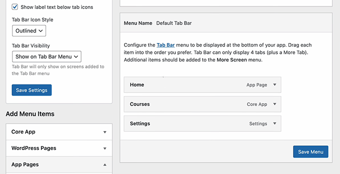 Customize top bar structure in BuddyBoss App