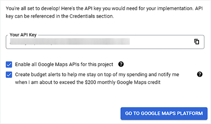Skapa en API-nyckel för att visa Google-recensioner i Smash Balloon Skapa en API-nyckel för att visa Google-recensioner i Smash Balloon