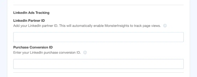 MonsterInsights LinkedIn ads tracking MonsterInsights LinkedIn ads tracking