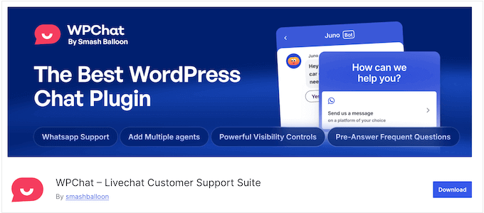 Pluginul gratuit WPChat WordPress