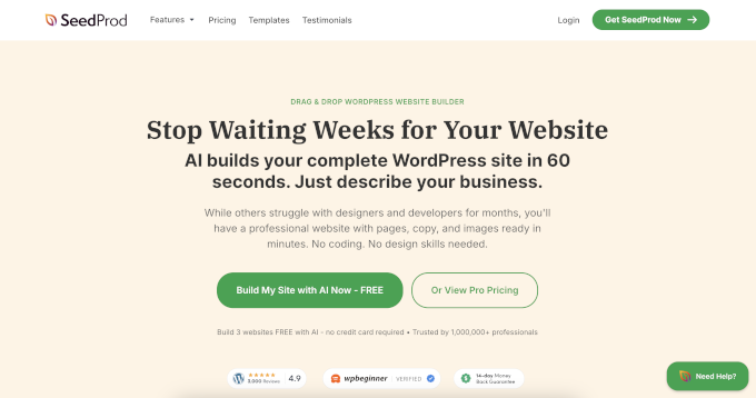 SeedProd Website