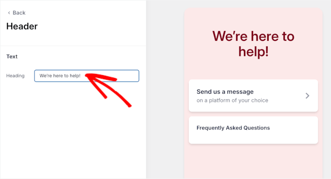 Anpassa sidhuvudet i WPChat Anpassa sidhuvudet i WPChat