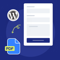 Generera automatiskt PDF-filer från formulärinlägg i WordPress