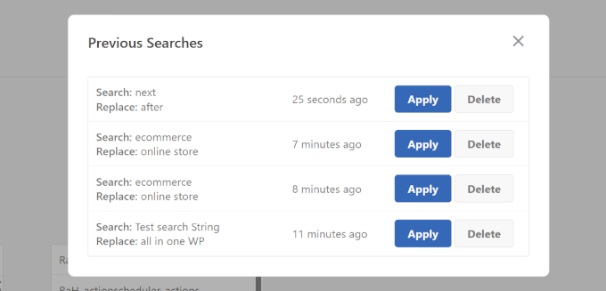 Reutilizează o operațiune anterioară de căutare și înlocuire
