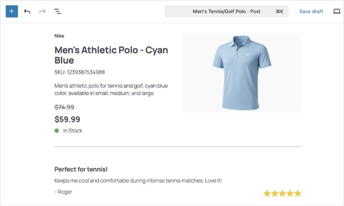 Bloc de produs în AIOSEO