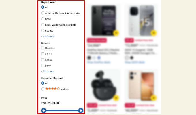 Demonstrație WPFilters