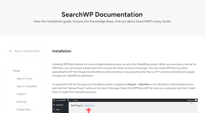 WPFilters' online documentation WPFilters' online documentation
