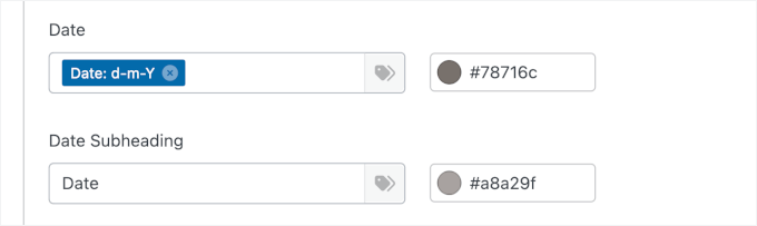 Configuring the date settings for the PDF Configuring the date settings for the PDF