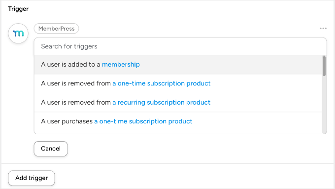 Uncanny Automator Trigger for Welcoming Committee Recipe