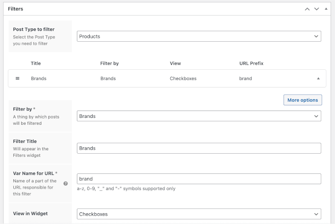 Erstellen eines Filtersets in Filter Everything