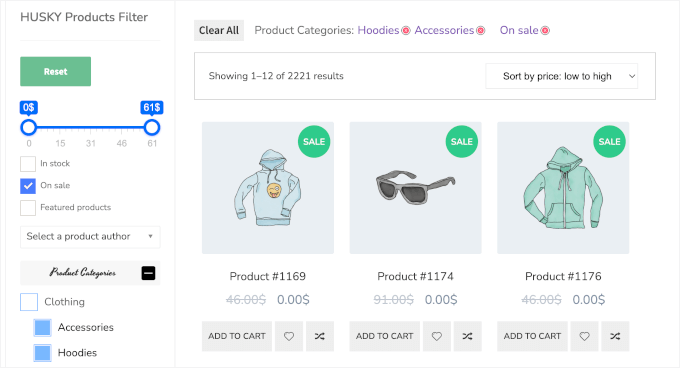 Husky WooCommerce Produktfilter
