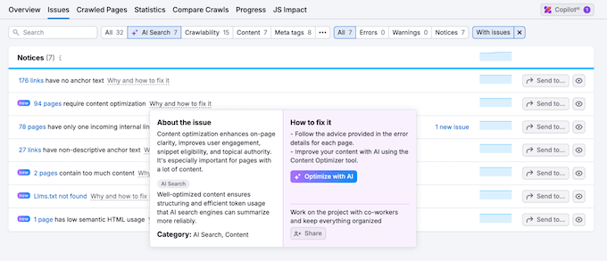 How to fix issues that can affect your AI optimization How to fix issues that can affect your AI optimization