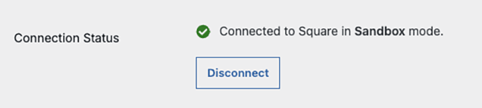 Statut de connexion Square réussi dans Charitable Statut de connexion Square réussi dans Charitable