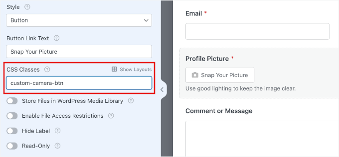 Exemple de classe CSS