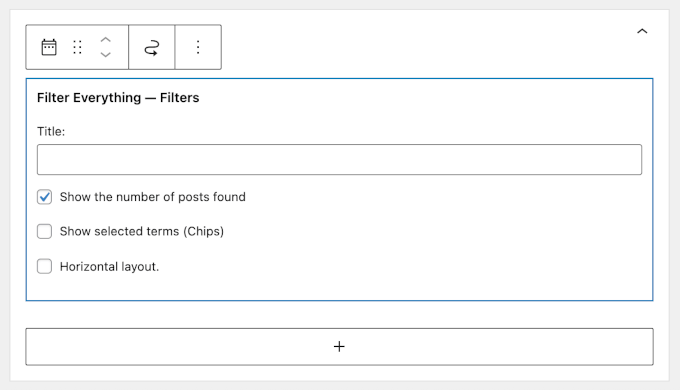 Filter Everything - Filter's customization options Filter Everything - Filter's customization options