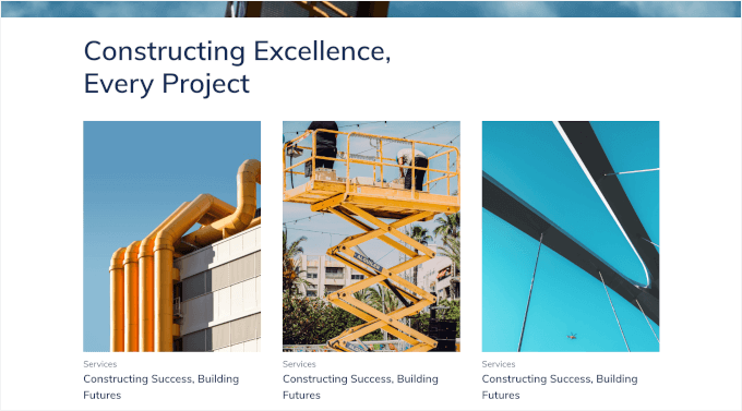 Siatka projektów SeedProd