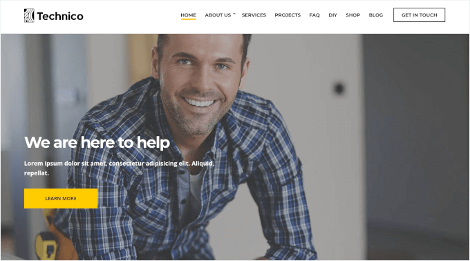 Motyw budowlany Technico