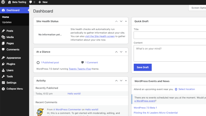 WordPress admin design refresh WordPress admin design refresh