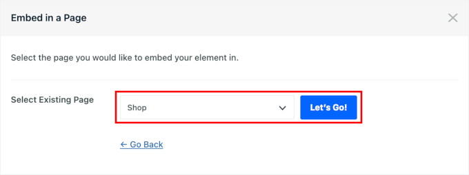 Embed filters on the shop page Embed filters on the shop page