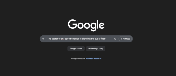 Wyszukiwanie dokładnych dopasowań w Google