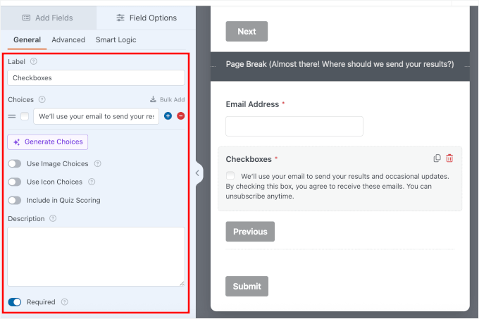 Lägga till en samtyckesruta Lägga till en samtyckesruta