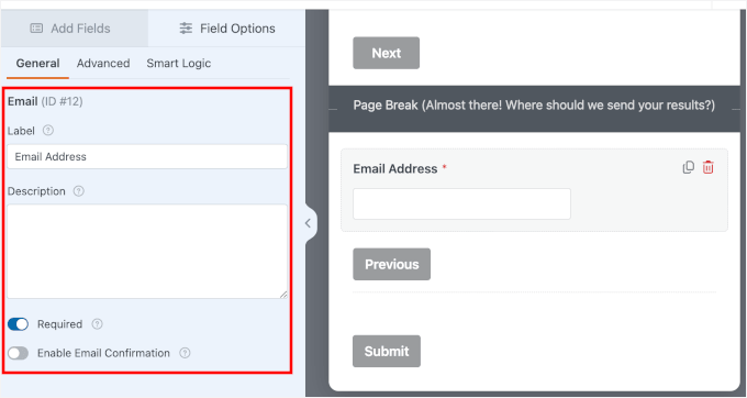 Göra e-post obligatoriskt Göra e-post obligatoriskt
