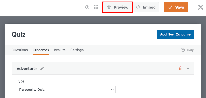 WPForms Förhandsgranska-knapp WPForms Förhandsgranska-knapp
