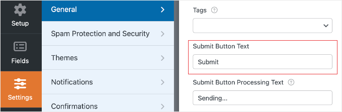 Personalizando o Texto do Botão Enviar no WPForms Personalizando o Texto do Botão Enviar no WPForms