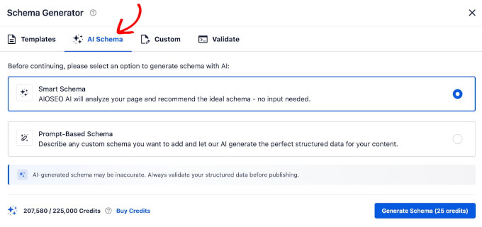 Yapay zeka şema oluşturucu
