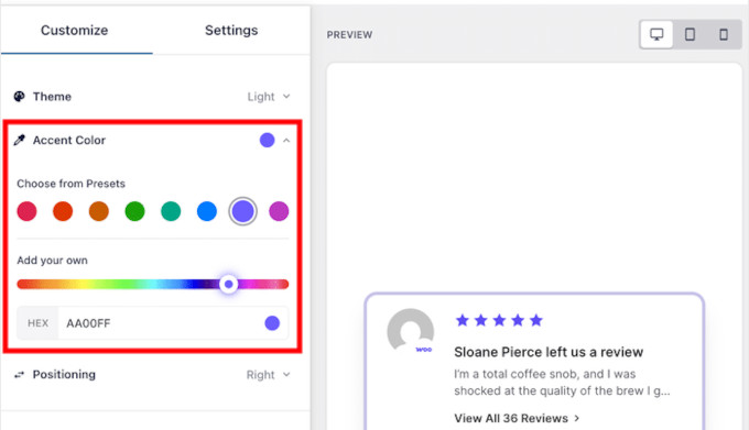 Bildirim açılır pencerenizi özelleştirin