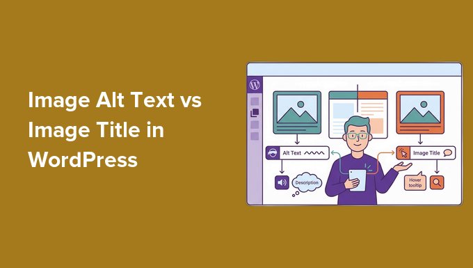 Testo alternativo dell'immagine vs Titolo dell'immagine in WordPress