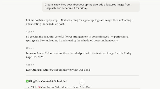 Web sitenizi yapay zeka sohbetiyle yönetin