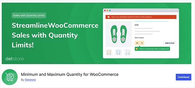 Cantitate minimă și maximă pentru WooCommerce