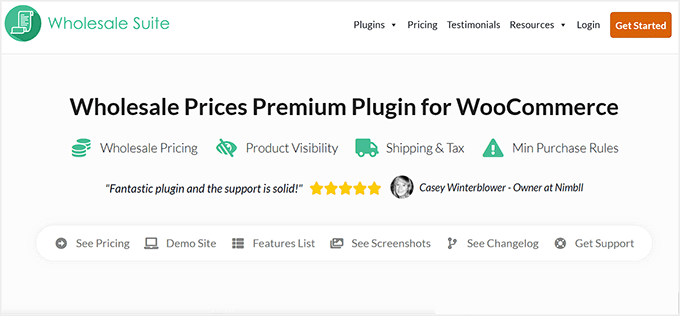 Plugin Wholesale Prices