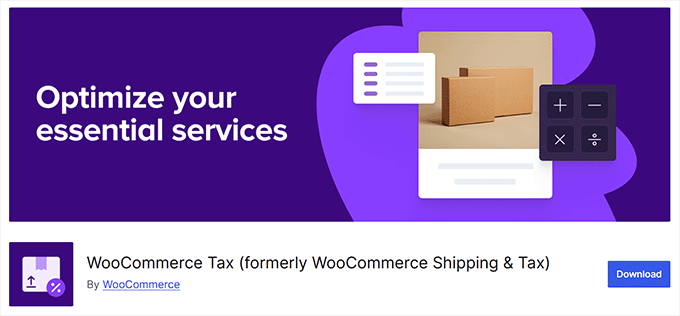Taxe WooCommerce