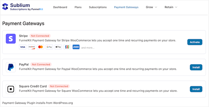 Accepting Stripe, PayPal and Square payments in WooCommerce 
