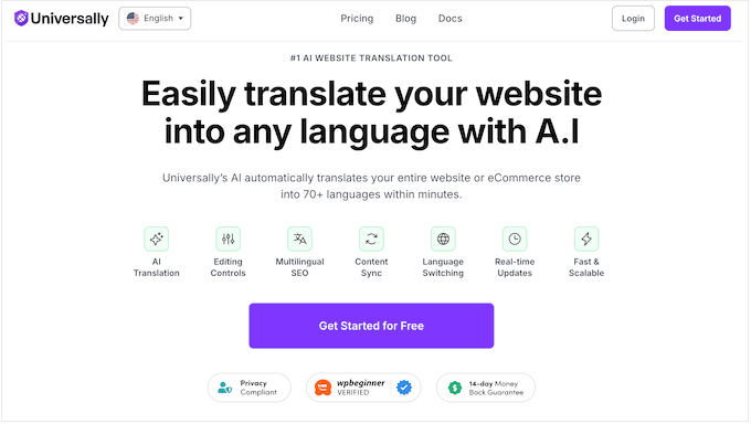 Universally-Bewertung: Kann KI meine gesamte Website wirklich in Minuten übersetzen?
