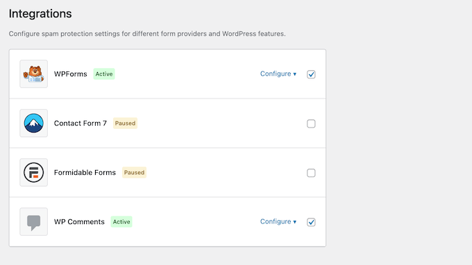Protecting third-party contact forms, lead generation forms, and more 