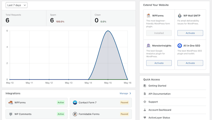 How to monitor your site using ActiveLayer 