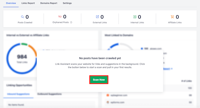 Analyse du contenu pour les pages orphelines