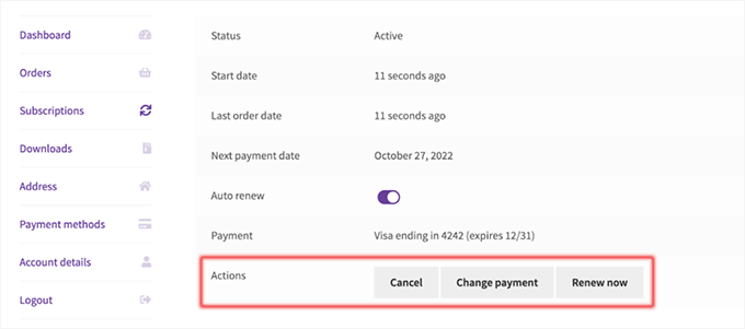 Schimbați metodele de plată în WooCommerce Subscriptions Schimbați metodele de plată în WooCommerce Subscriptions