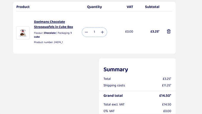 Daelmans Stroopwafels website example Daelmans Stroopwafels website example