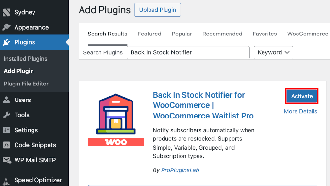 Installieren des Back-In-Stock Notifier Plugins