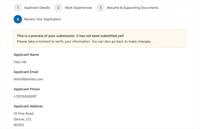 Checking the Entry Preview feature Checking the Entry Preview feature